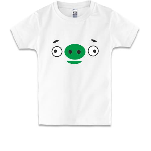 Детская футболка Angry birds pig