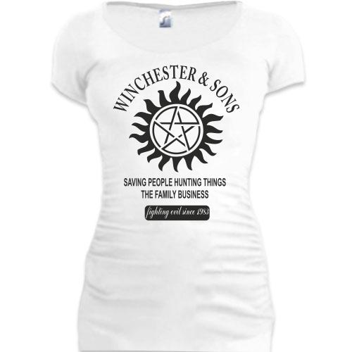 Подовжена футболка Winchester