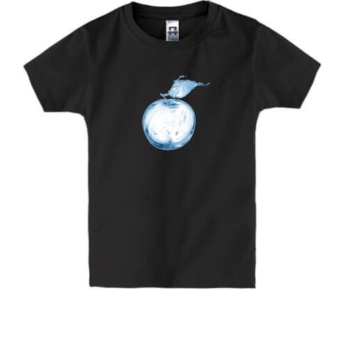 Детская футболка Яблоко из воды