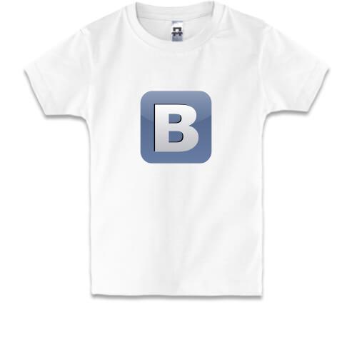 Детская футболка с логотипом В Контакте 2
