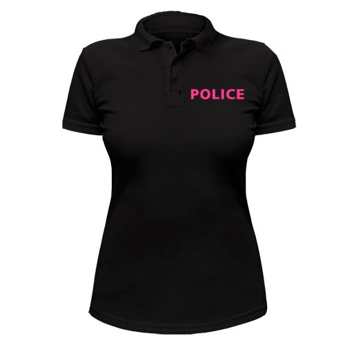 Жіноча футболка-поло POLICE (поліція)