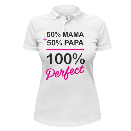 Рубашка поло 50% мама + 50% папа