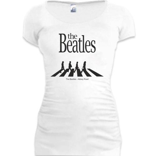 Женская удлиненная футболка The Beatles AR