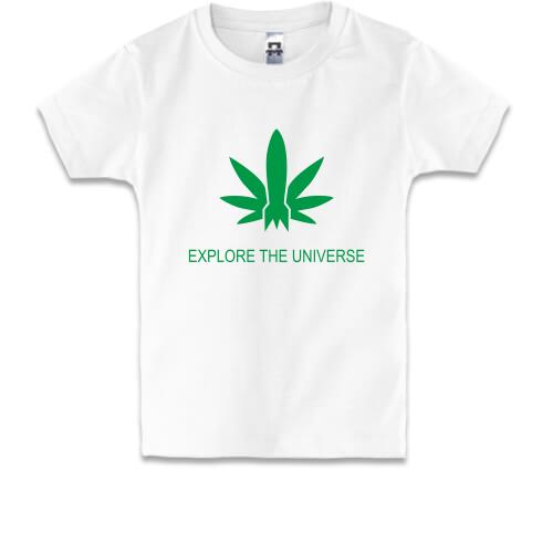 Детская футболка Explore the universe