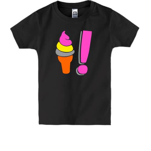 Детская футболка Мороженное - рожок