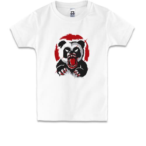 Дитяча футболка зі злою пандою