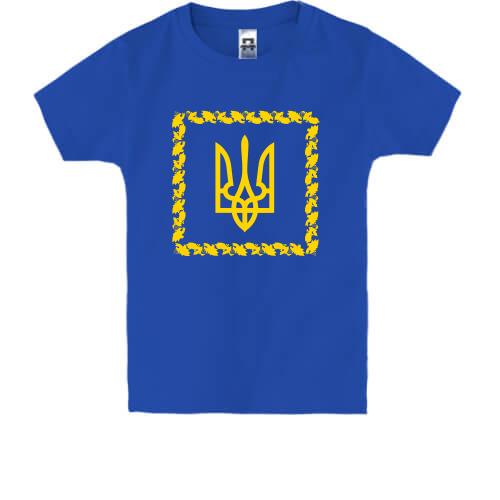 Детская футболка с гербом Президента Украины