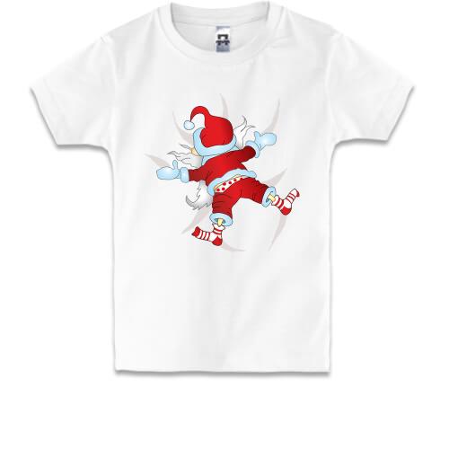 Детская футболка с Санта Клаусом