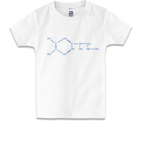 Детская футболка с формулой адреналина