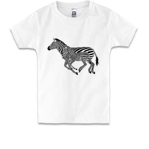 Дитяча футболка зебри 2