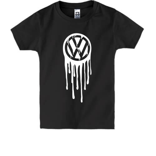 Детская футболка Volkswagen с потеками