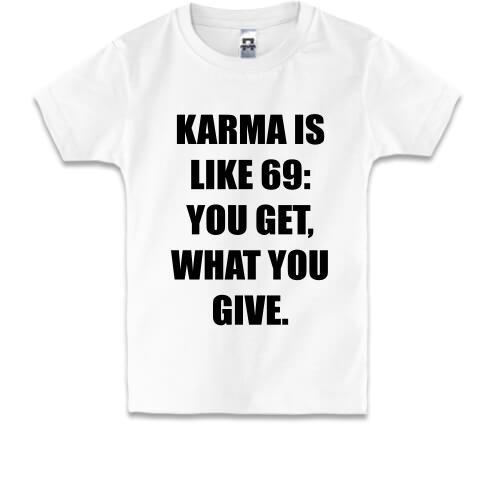 Дитяча футболка Karma