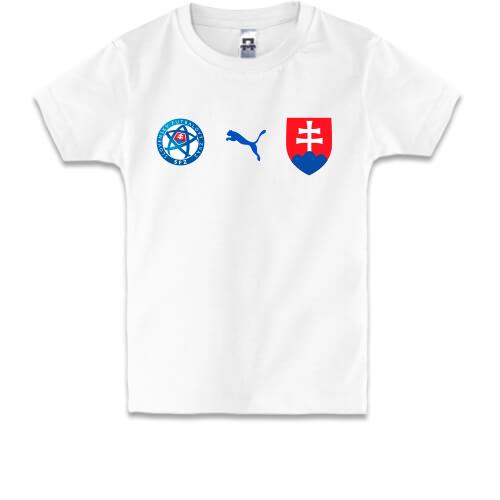 Детская футболка Сборная Словакии по футболу