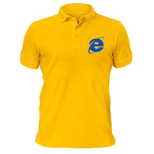 Чоловіча футболка-поло Internet Explorer