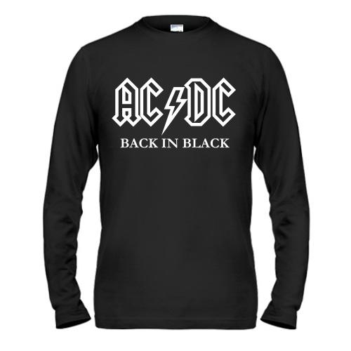 Чоловічий лонгслів AC/DC in Black Black