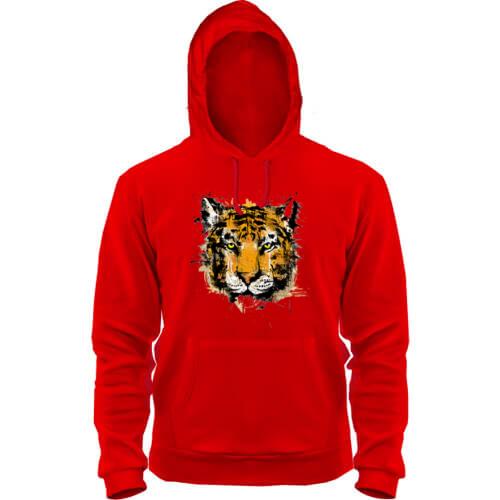 Толстовка зі стилізованим тигром