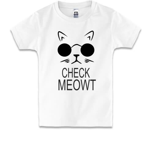 Дитяча футболка check meowt