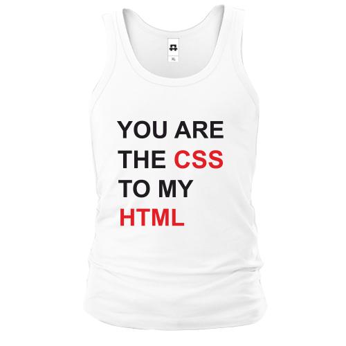 Чоловіча майка CSS+HTML