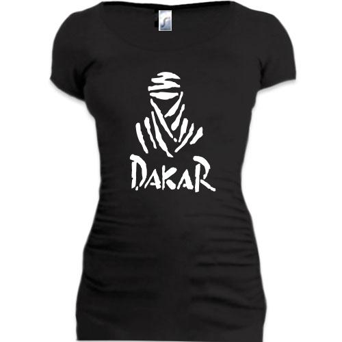 Женская удлиненная футболка Rally Dakar