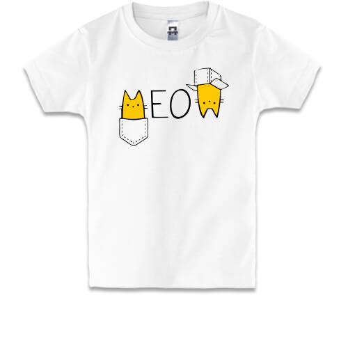 Дитяча футболка MEOW
