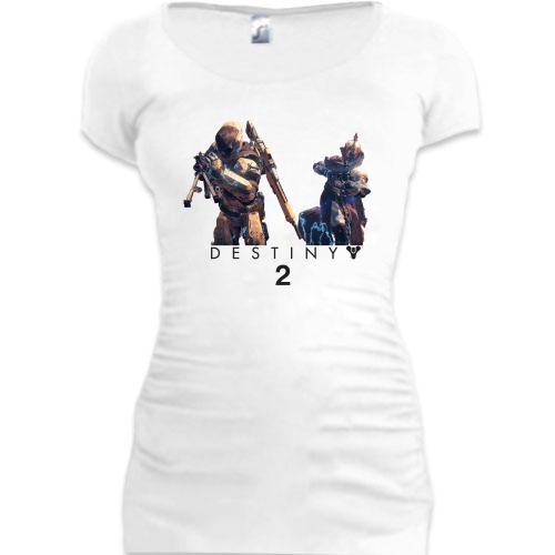 Женская удлиненная футболка Destiny 2