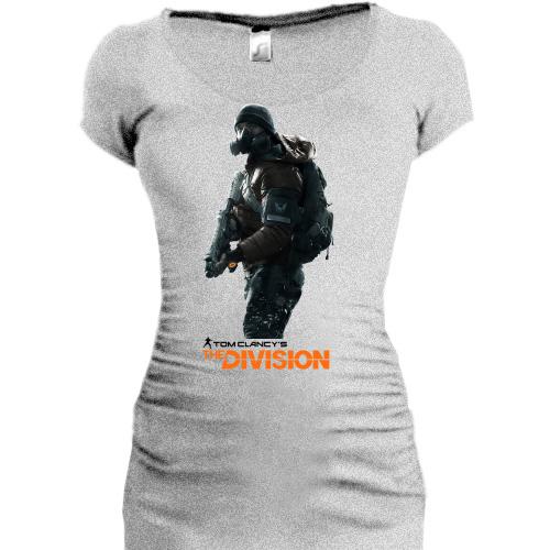 Женская удлиненная футболка Tom Clancy's The Division (2)