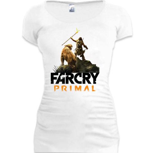 Женская удлиненная футболка Far Cry Primal