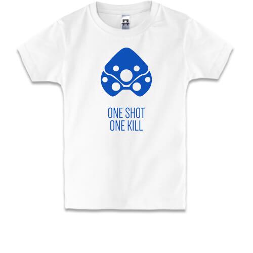 Детская футболка One Shot - One Kill