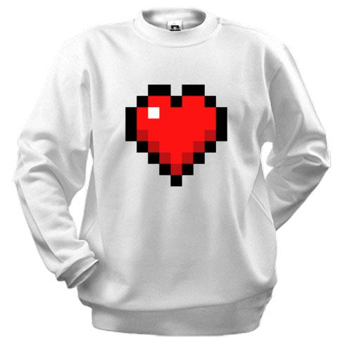 Свитшот Minecraft heart