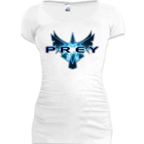 Женская удлиненная футболка Prey