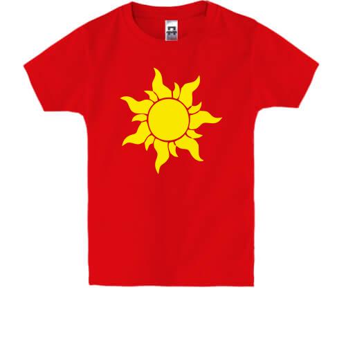 Дитяча футболка з сонцем