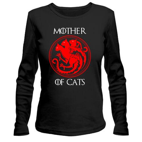 Жіночий лонгслів Mother Of Cats  - Game of Thrones