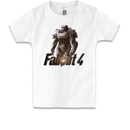 Детская футболка Fallout 4 Робот
