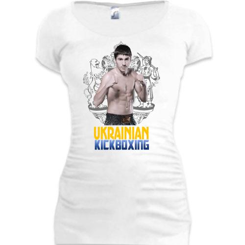 Подовжена футболка Ukrainian Kickboxing