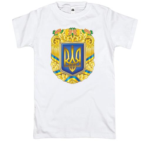 Футболка с большим гербом Украины (2)