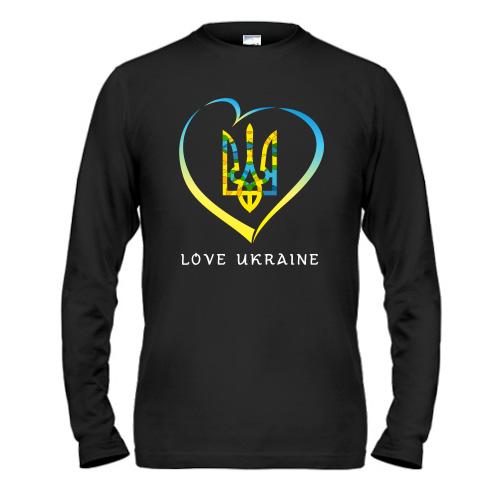 Чоловічий лонгслів Love Ukraine
