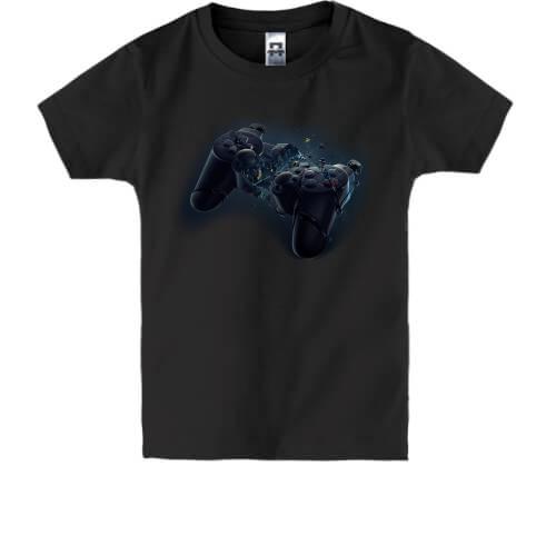 Детская футболка с разбитым джойстиком от PlayStation