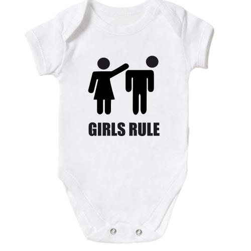 Детское боди Girls rule