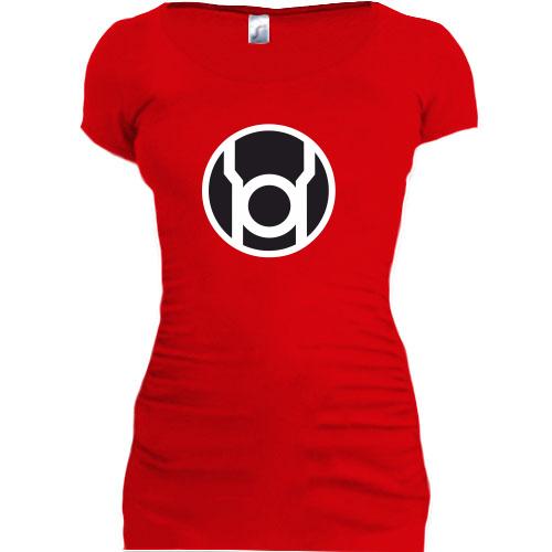 Женская удлиненная футболка Red Lantern