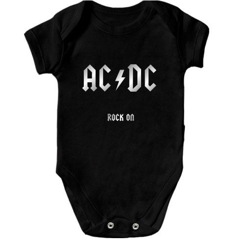Дитячий боді AC/DC Rock on