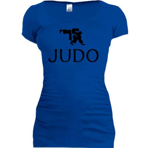 Женская удлиненная футболка Judo