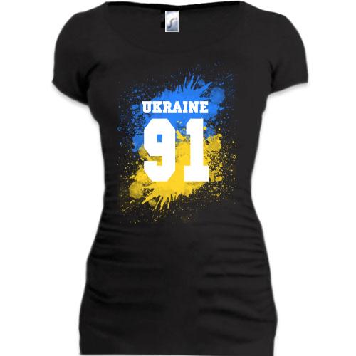 Подовжена футболка Ukraine 91
