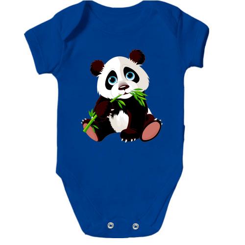 Дитячий боді панда з бамбуком