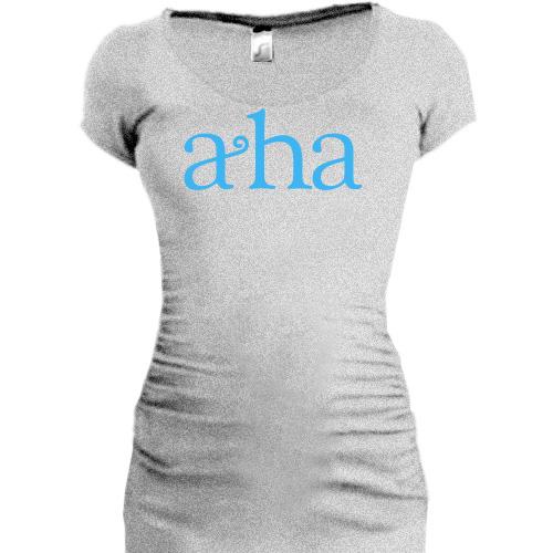 Подовжена футболка A-ha