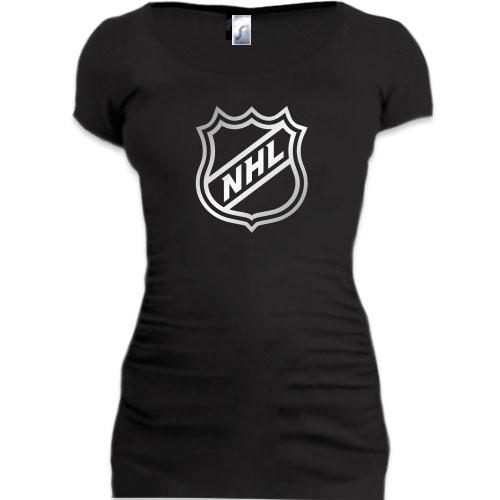 Женская удлиненная футболка NHL