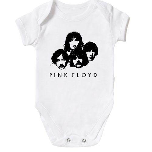 Детское боди Pink Floyd (лица)