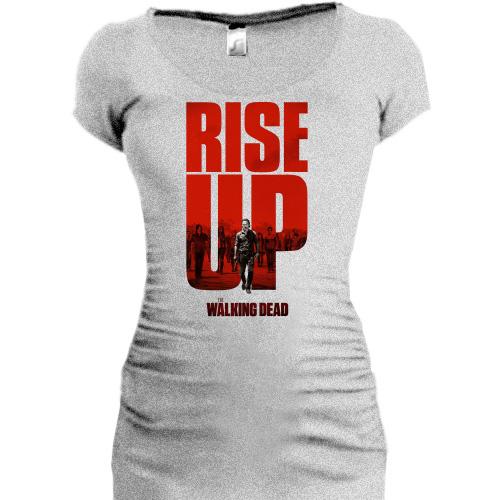 Подовжена футболка The Walking Dead - Rise Up