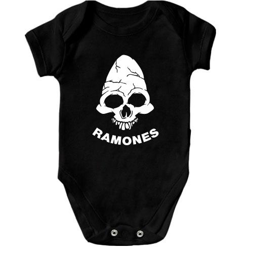 Детское боди Ramones (с черепом)