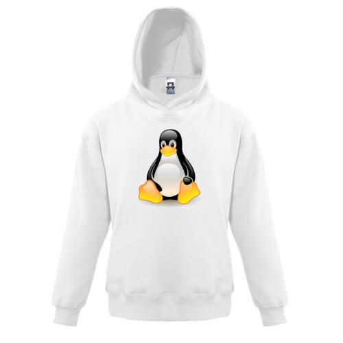 Детская толстовка с пингвином Linux