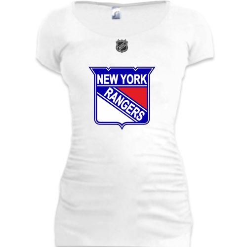 Женская удлиненная футболка New York Rangers